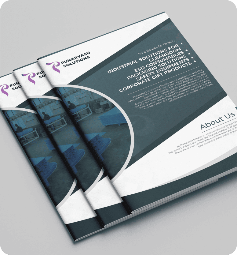 Punarvasu Solutions - Catalogue Design - Showcasing products with clarity, style, and easy navigation