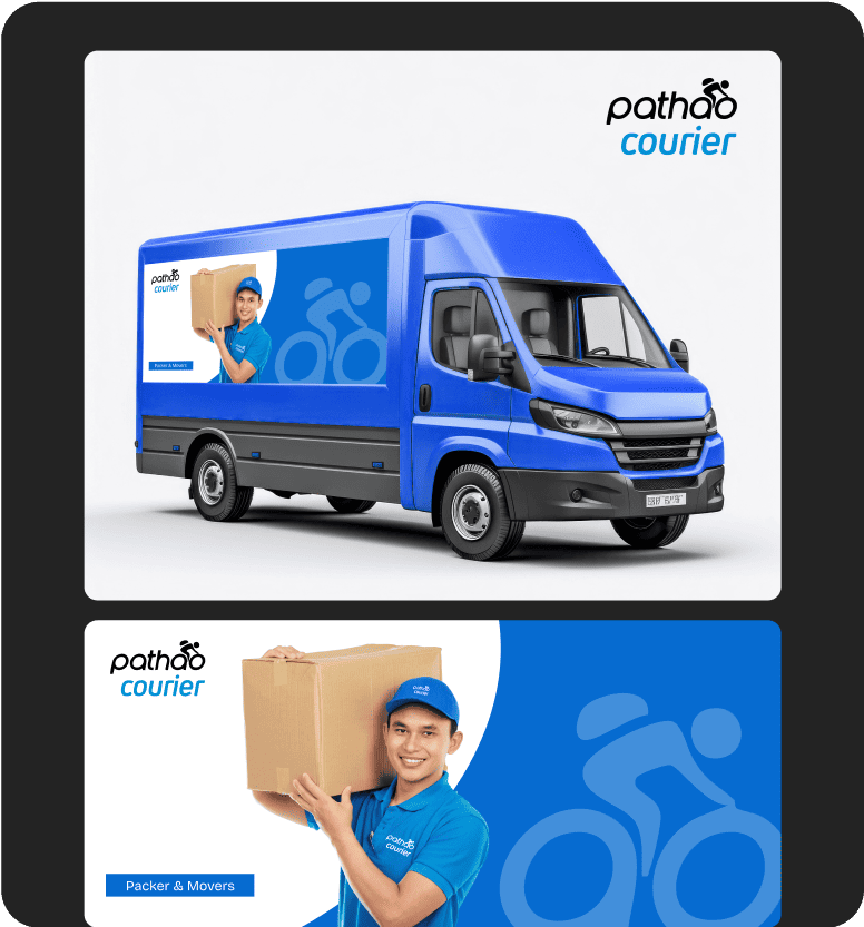 Pathao Courier - Car Wrapping Design - Highlighting speed, reliability, and brand visibility everywhere