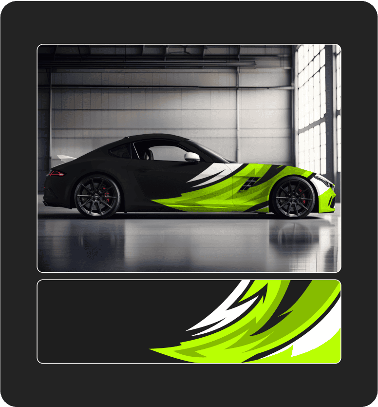 Car Wrapping Design - Created for bold visibility and lasting impression